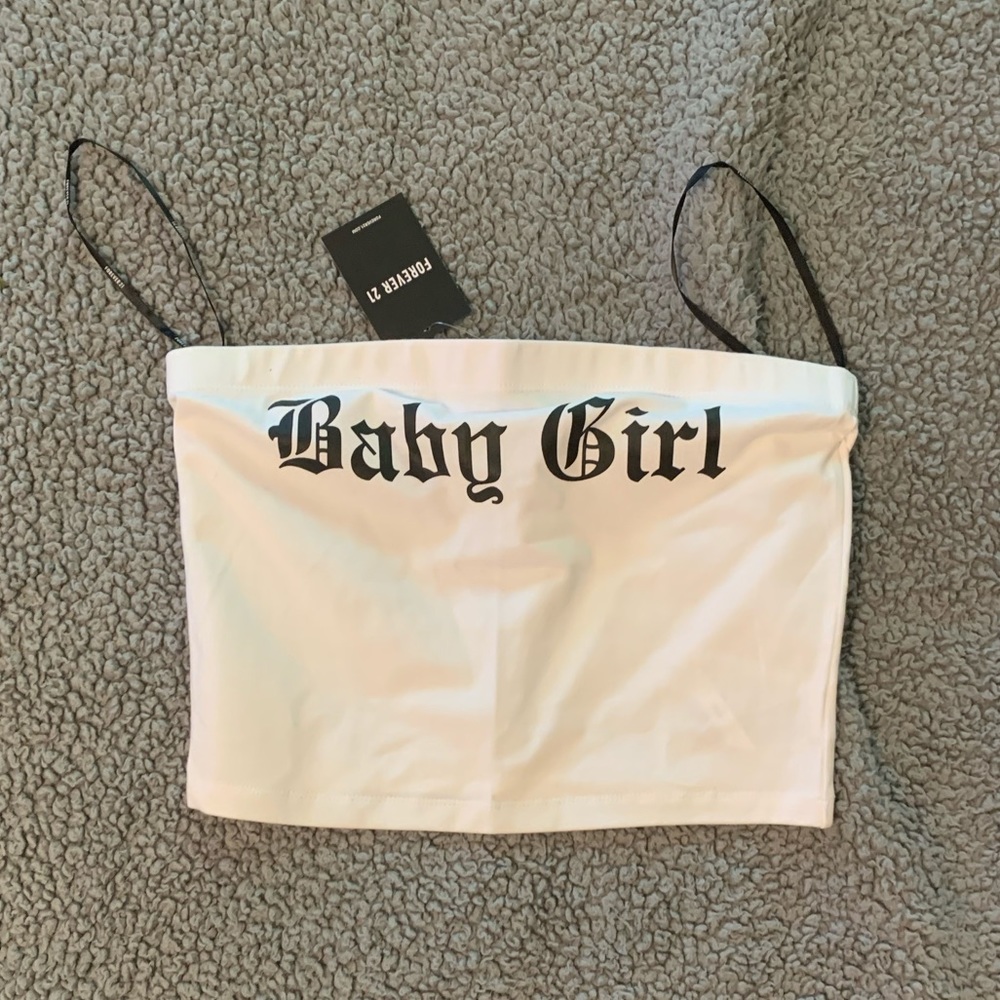 FOREVER21 Baby Girl Graphic Top, Medium